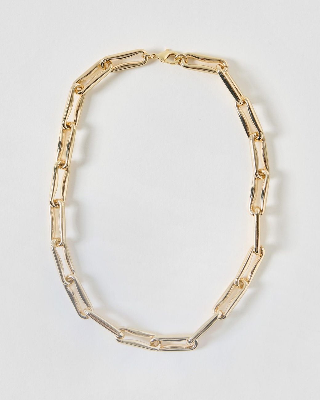 Oliver Bonas Metallic Florine Tone Chunky Collar Necklace
