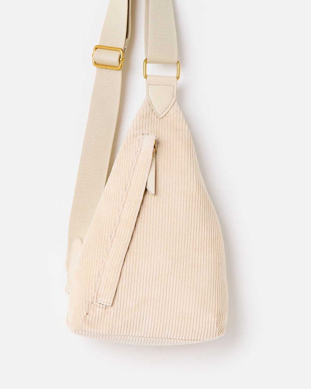 Oliver Bonas Natural Brooke Corduroy Belt Bag