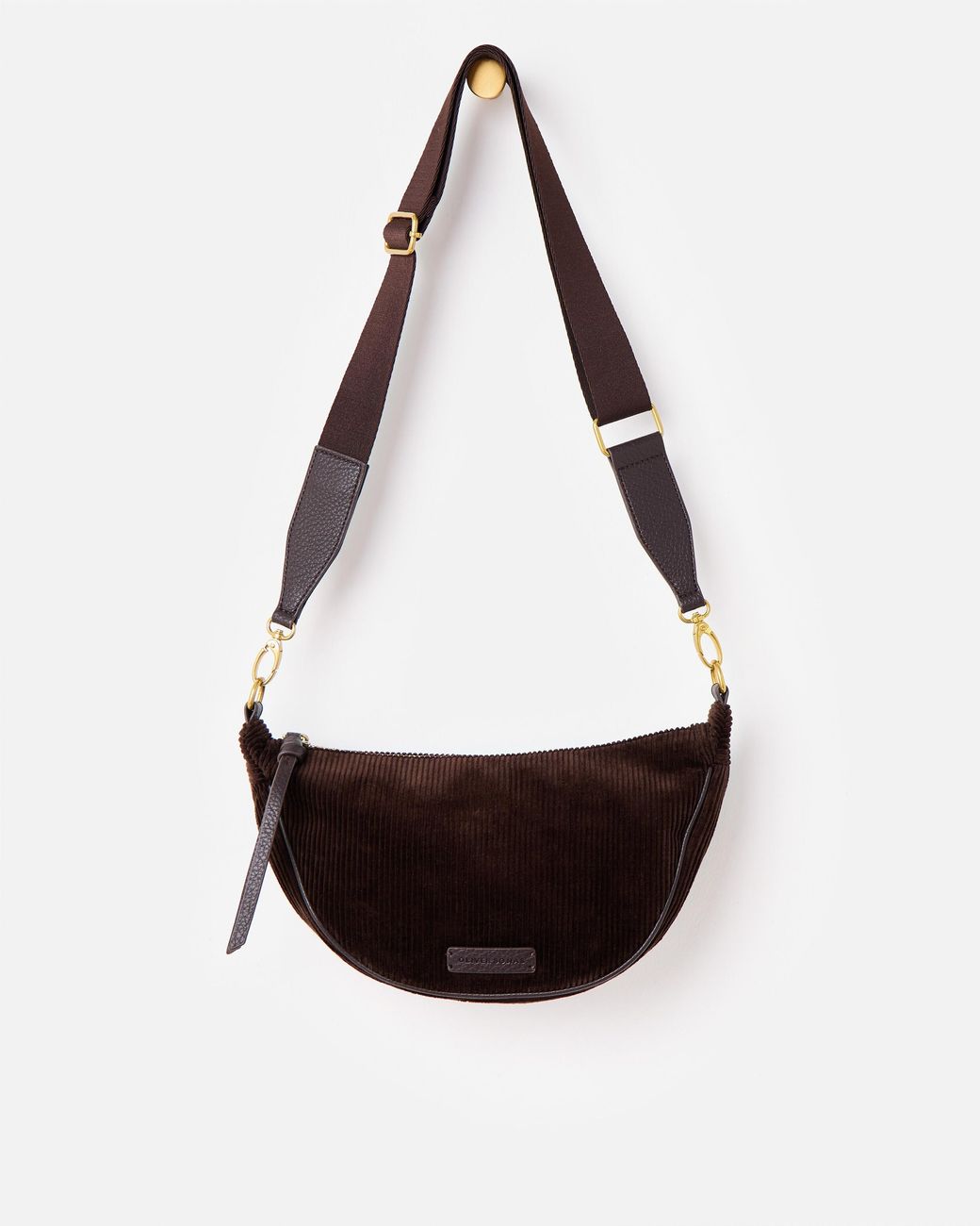 Oliver Bonas Brown Betty Corduroy Belt Bag