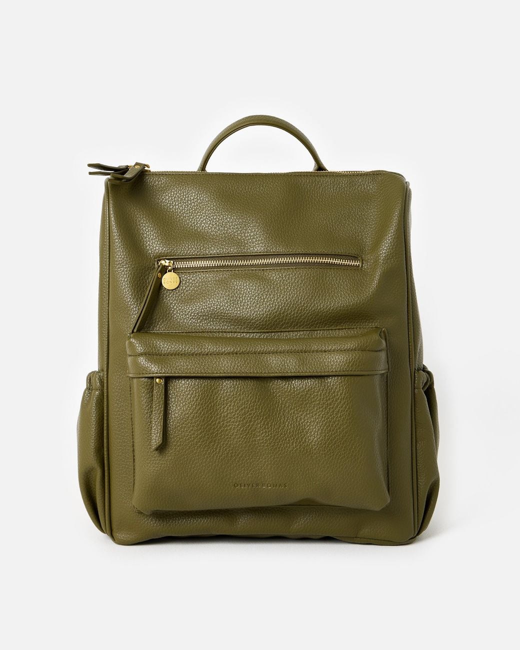 Oliver Bonas Green Jossie Khaki Backpack