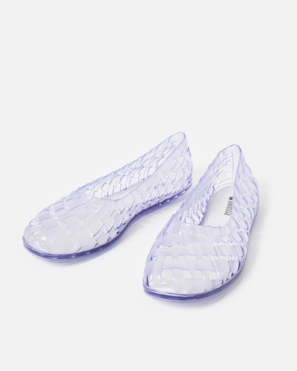 Melissa White Possession Jelly Ballet Flats, Size 3