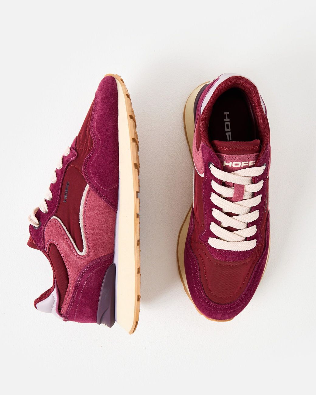 HOFF Pink City Cherry Red Trainers, Size 4
