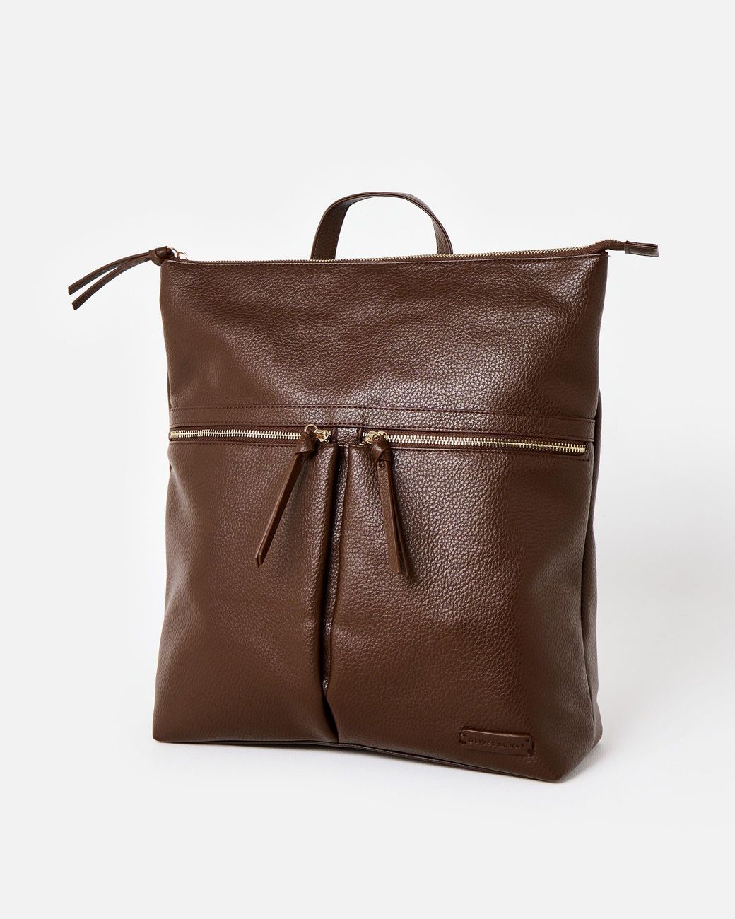 Oliver Bonas Brown Anie Chocolate Large Multi Pocket Backpack