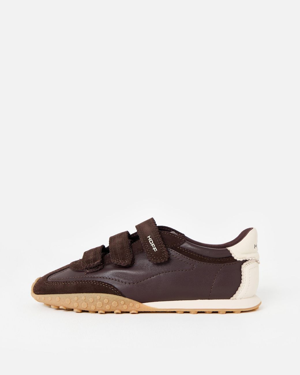 HOFF Brown Bridge Velcro Chocolate Trainers, Size 3