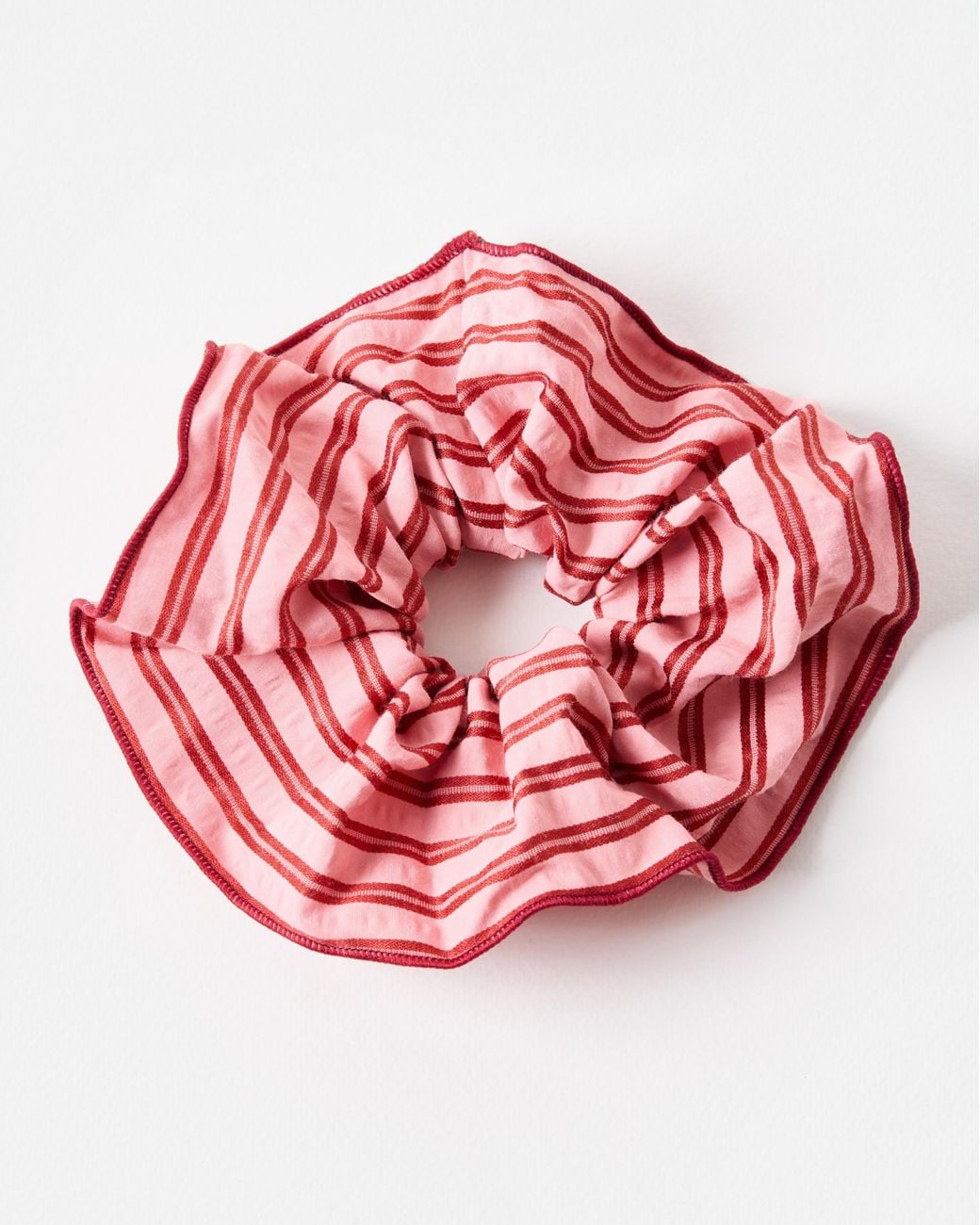 Oliver Bonas Haden & Red Stripe Large Scrunchie