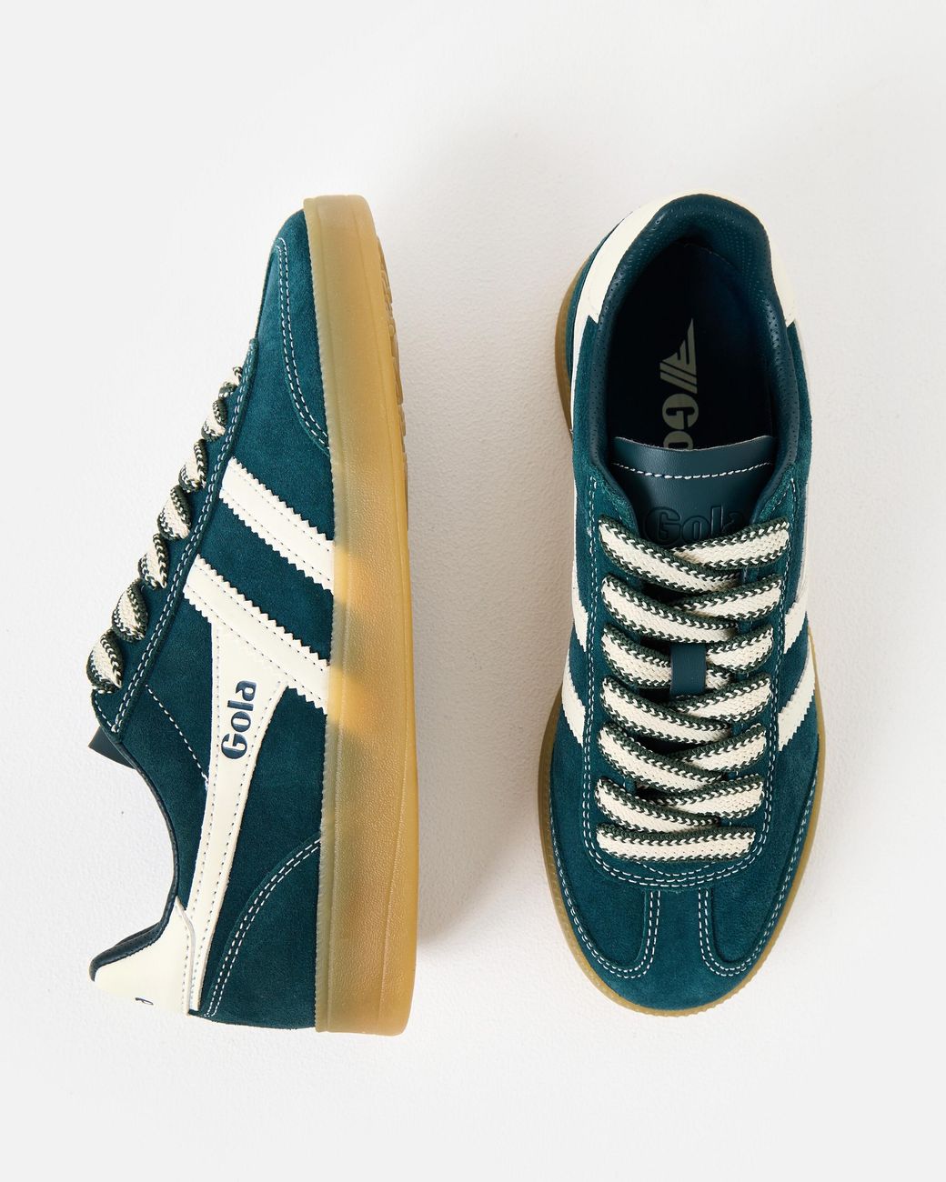 Gola Blue Viper 78 & White Trainers, Size 4