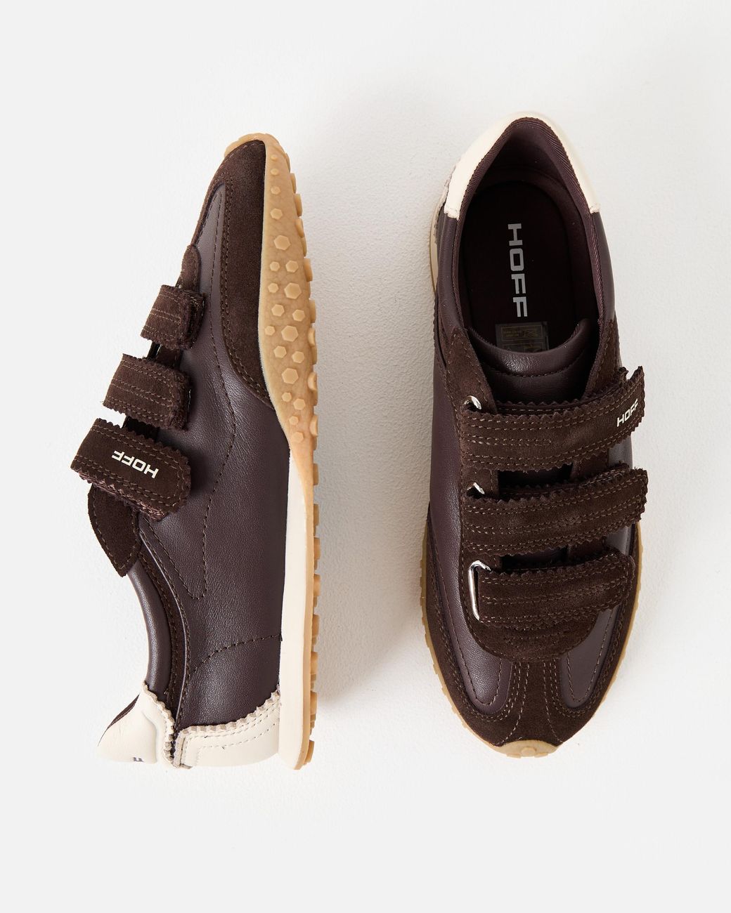 HOFF Brown Bridge Velcro Chocolate Trainers, Size 3