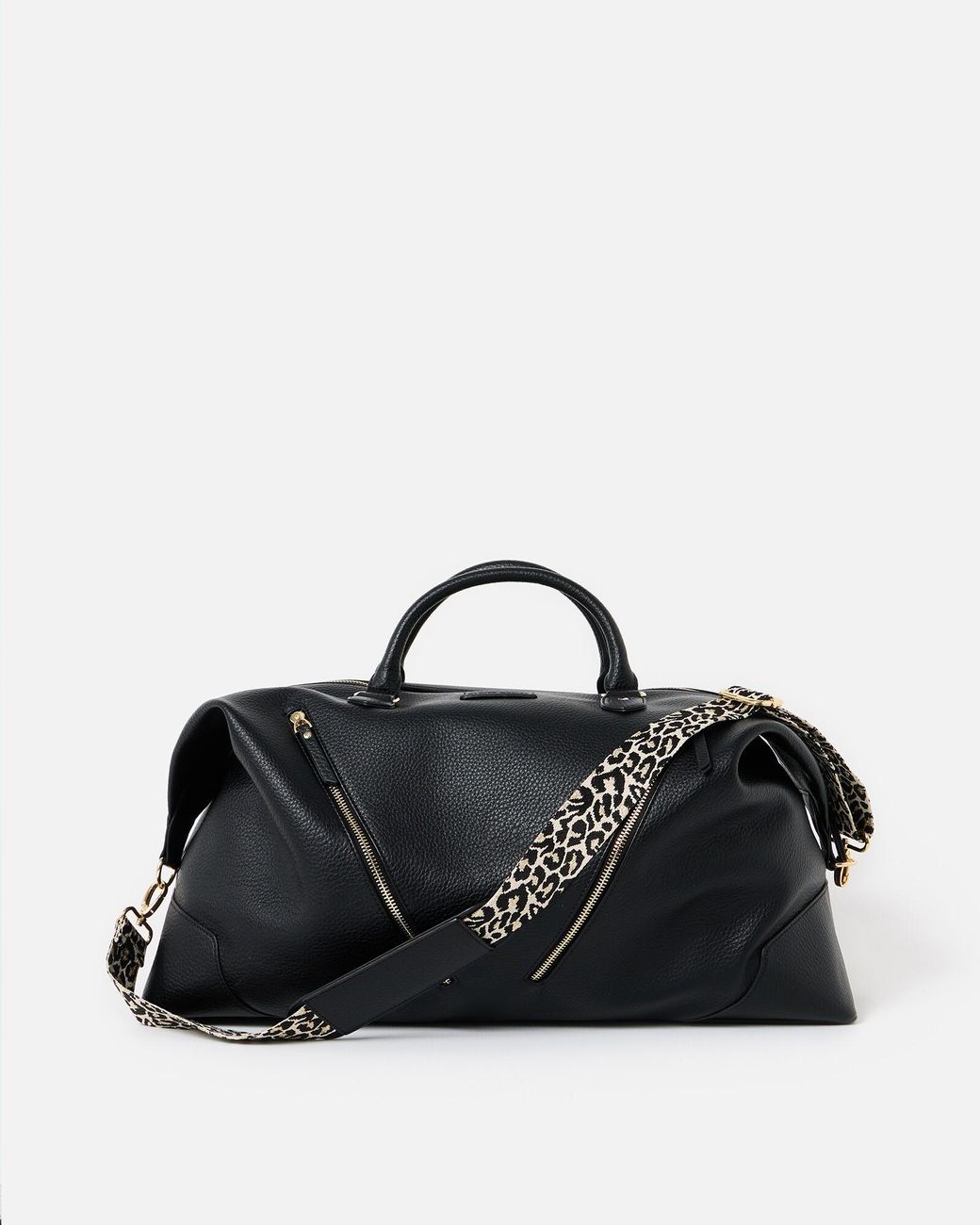 Oliver Bonas Black Olivia Weekend Bag
