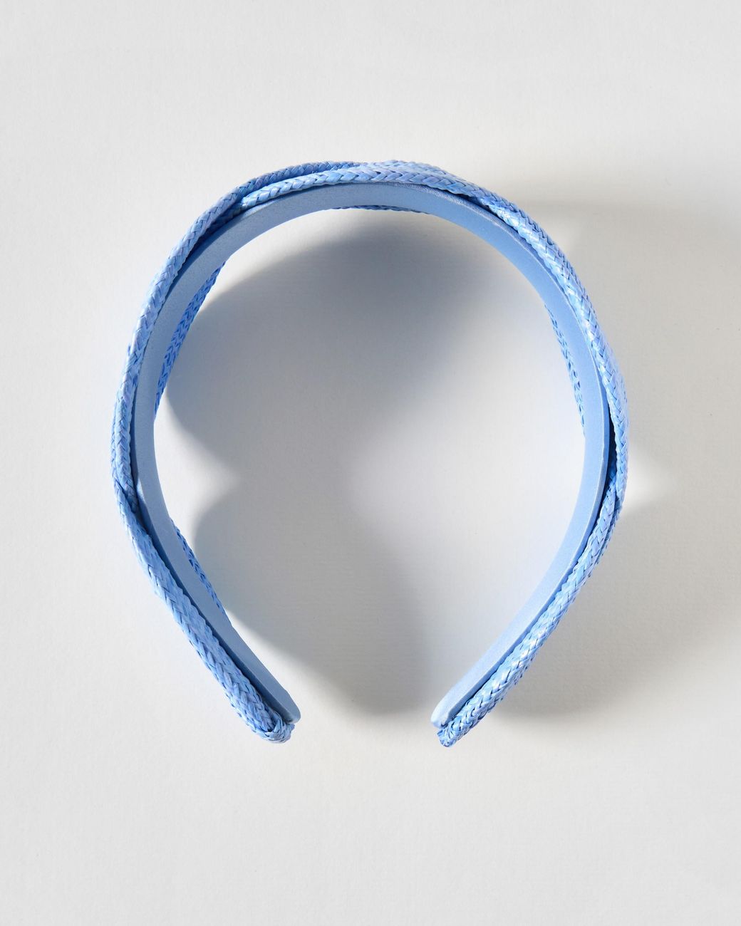 Oliver Bonas Blue Esmerelda Woven Plaited Headband
