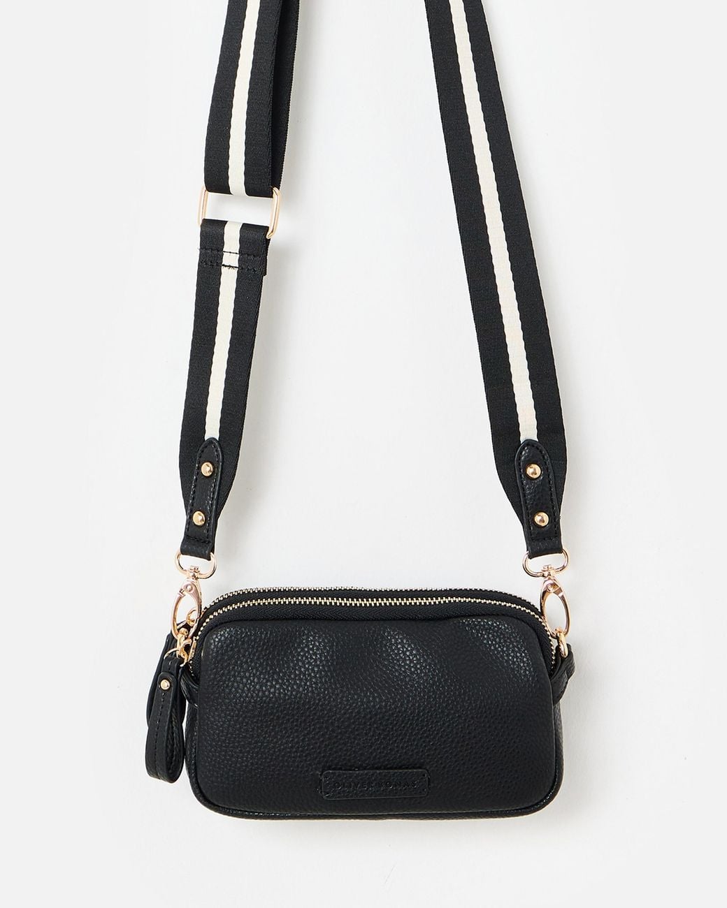 Oliver Bonas Naha Black Crossbody Bag
