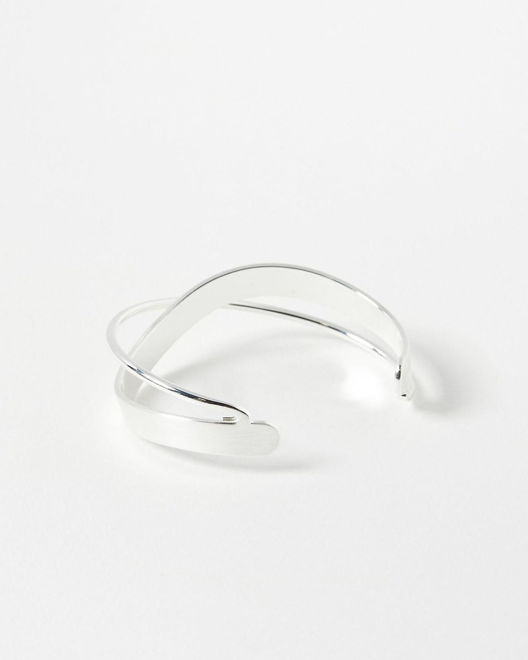 Oliver Bonas White Agatha Twist Bangle