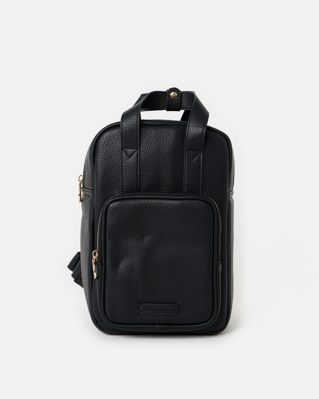 Oliver Bonas Black Mami Mini Backpack