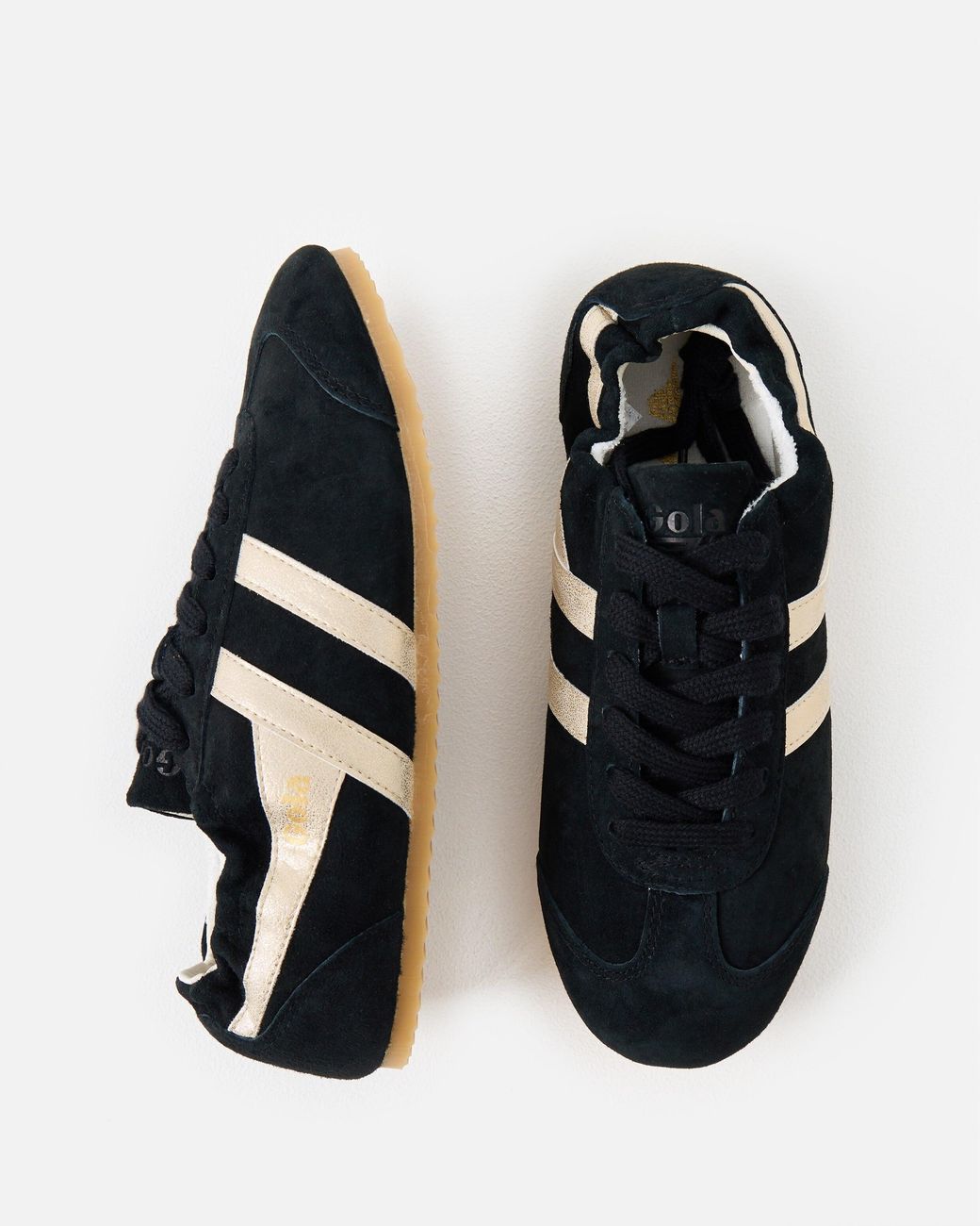 Gola Blue Aurora & Gold Trainers, Size 3