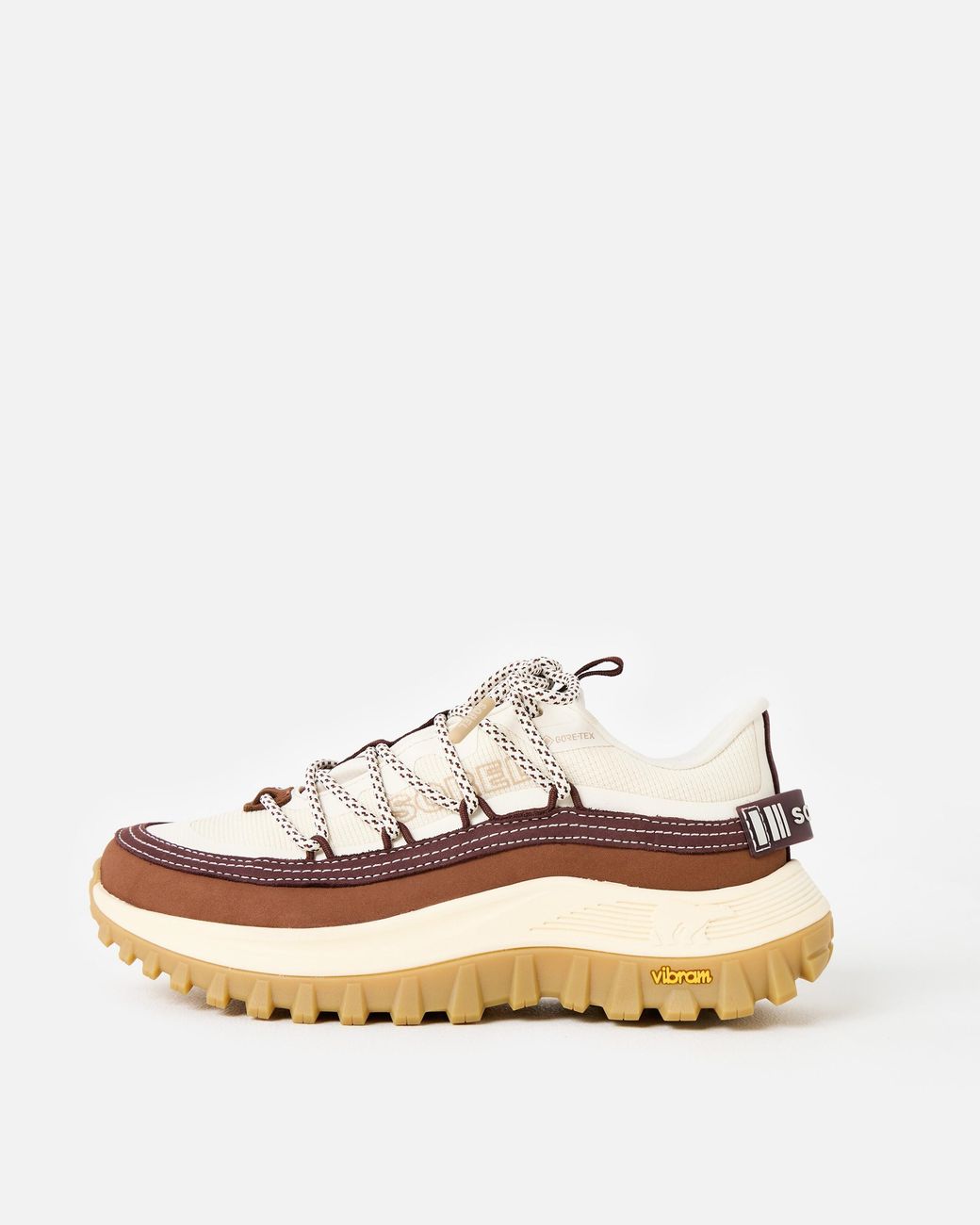 Sorel Natural Callsign Horizon Low Gtx Snow & Dark Auburn Trainers, Size 3