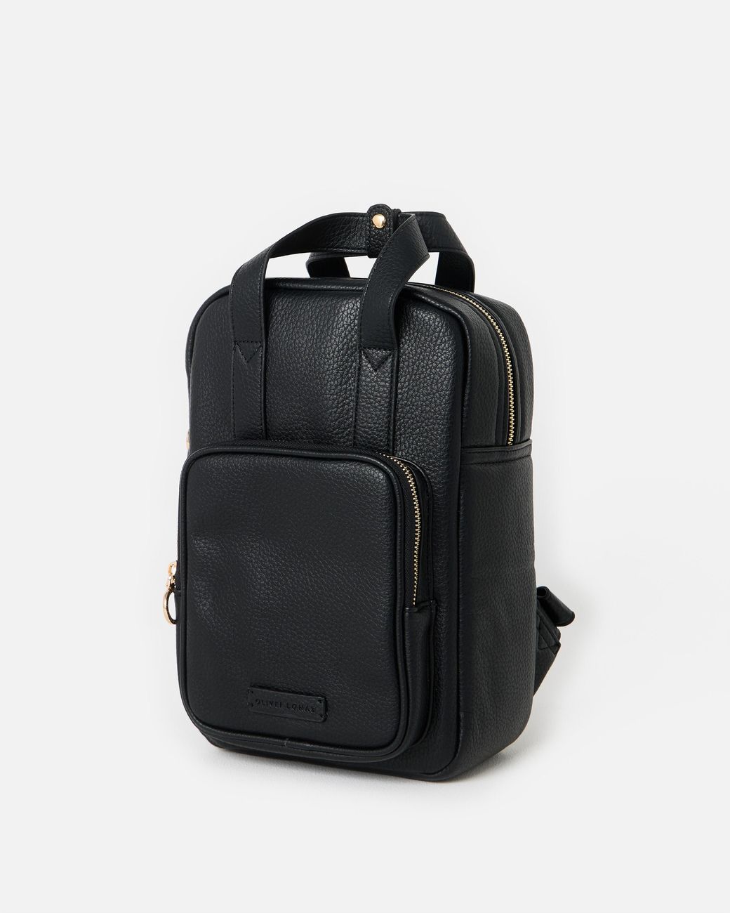 Oliver Bonas Black Mami Mini Backpack