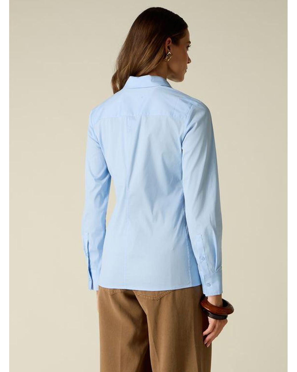 Camicia Basic di Oltre in Blue