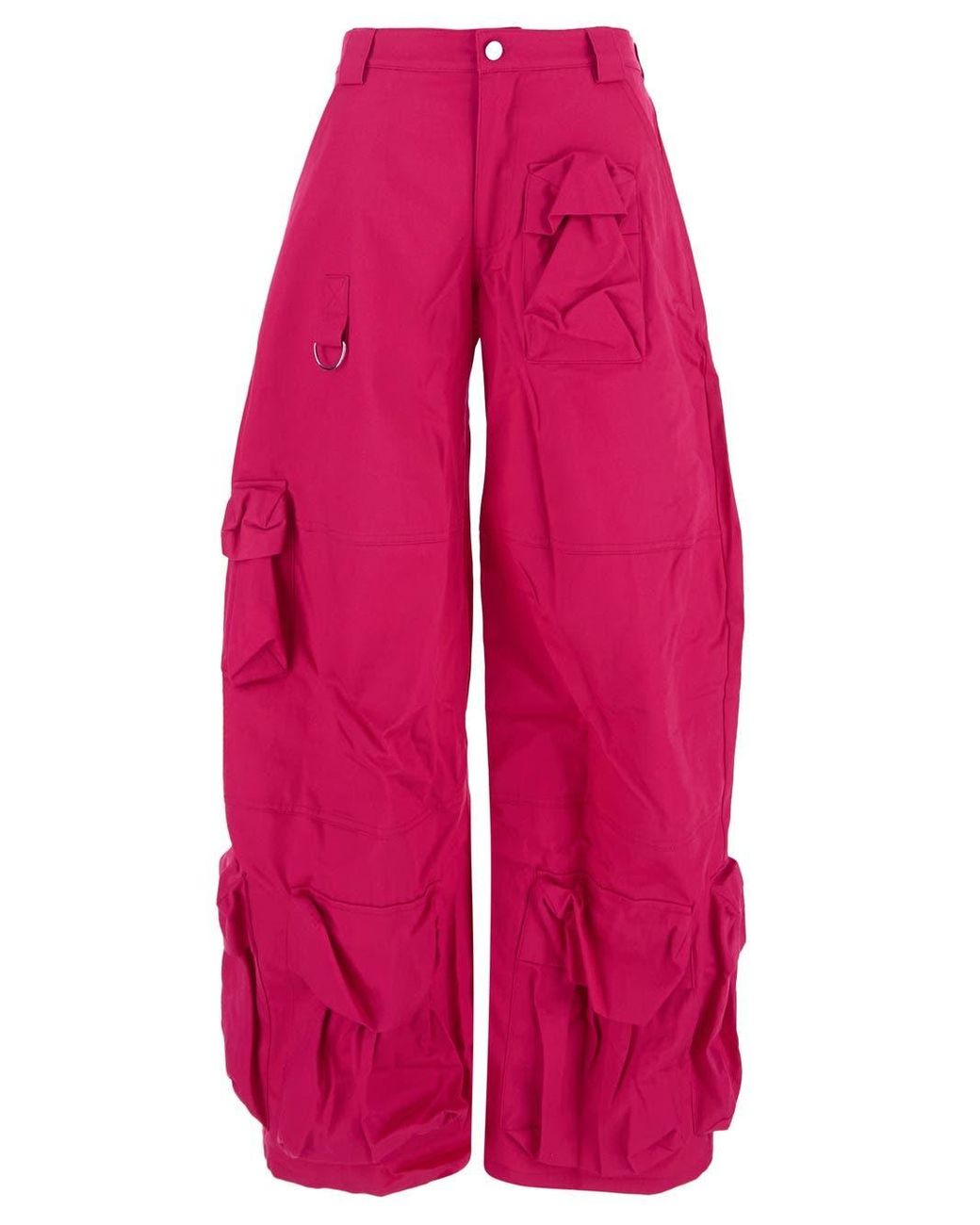 Collina Strada Lawn Cargo Pants Hot Pink Lyst