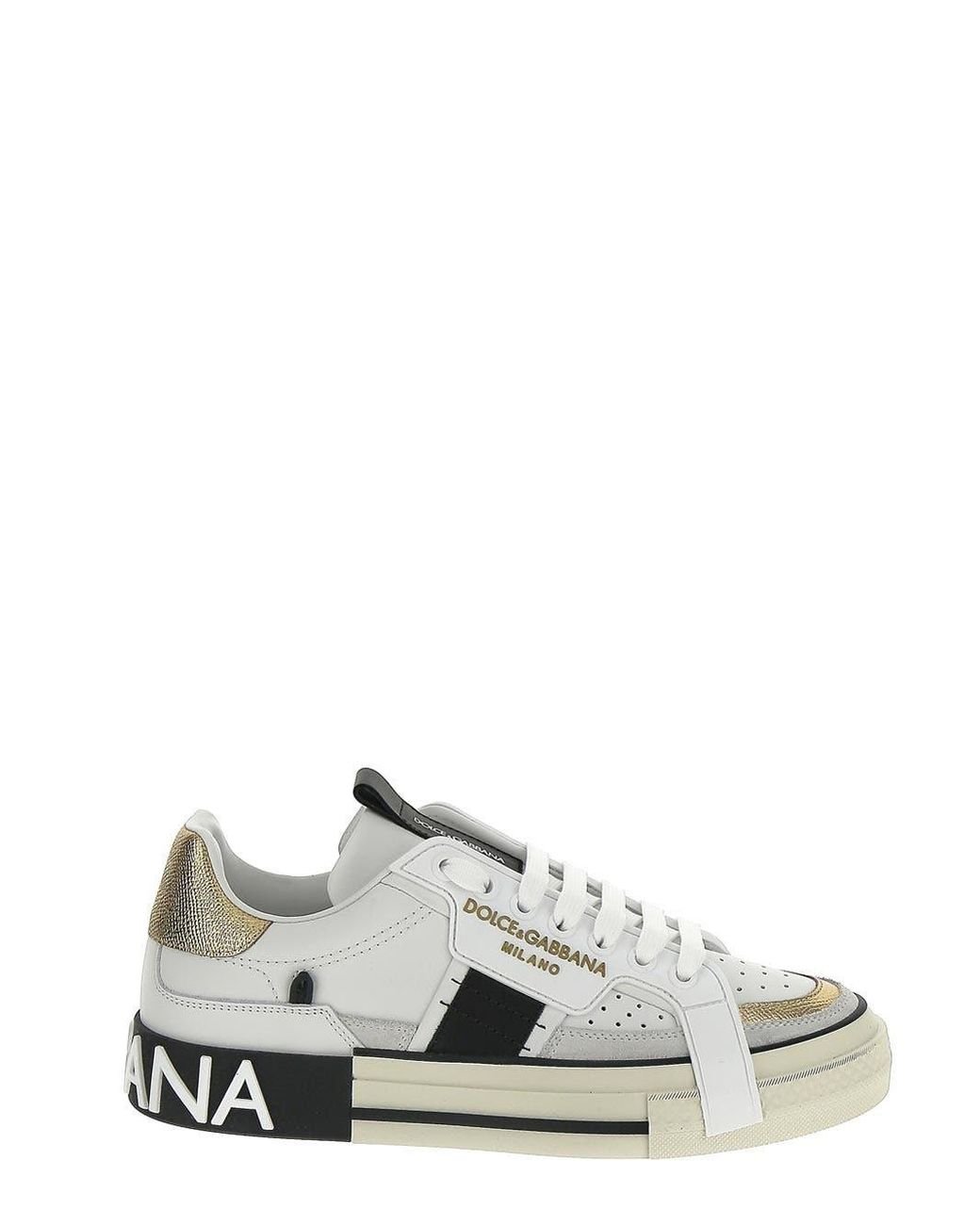dolce and gabbana calfskin sneakers