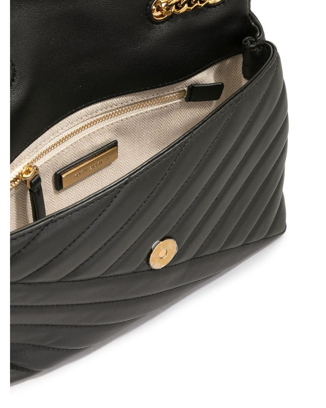 Tory Burch Kira Chevron Small Leather Crossbody in Natural Lyst