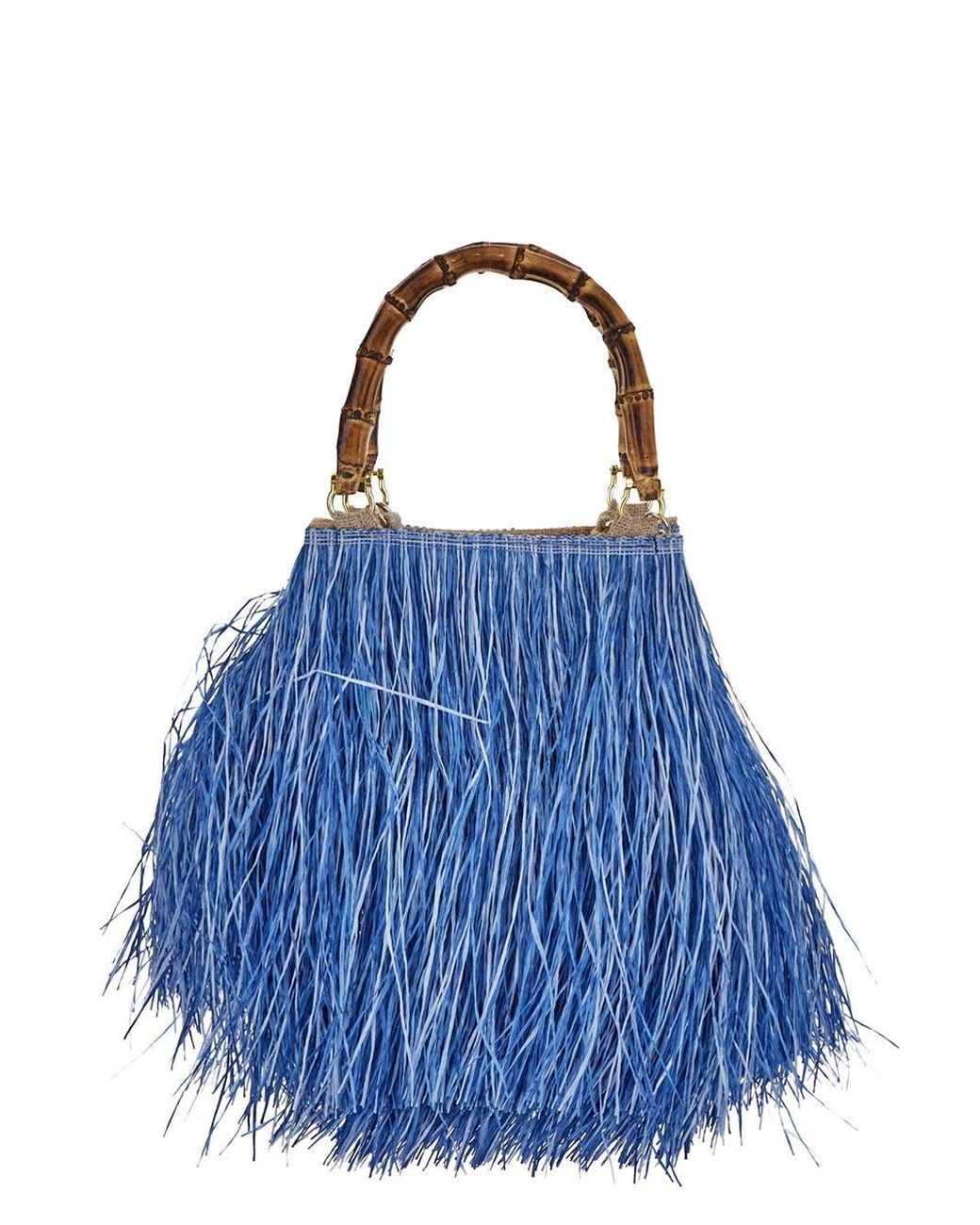 La Milanesa Small Scicli Tote Bag in Blue | Lyst