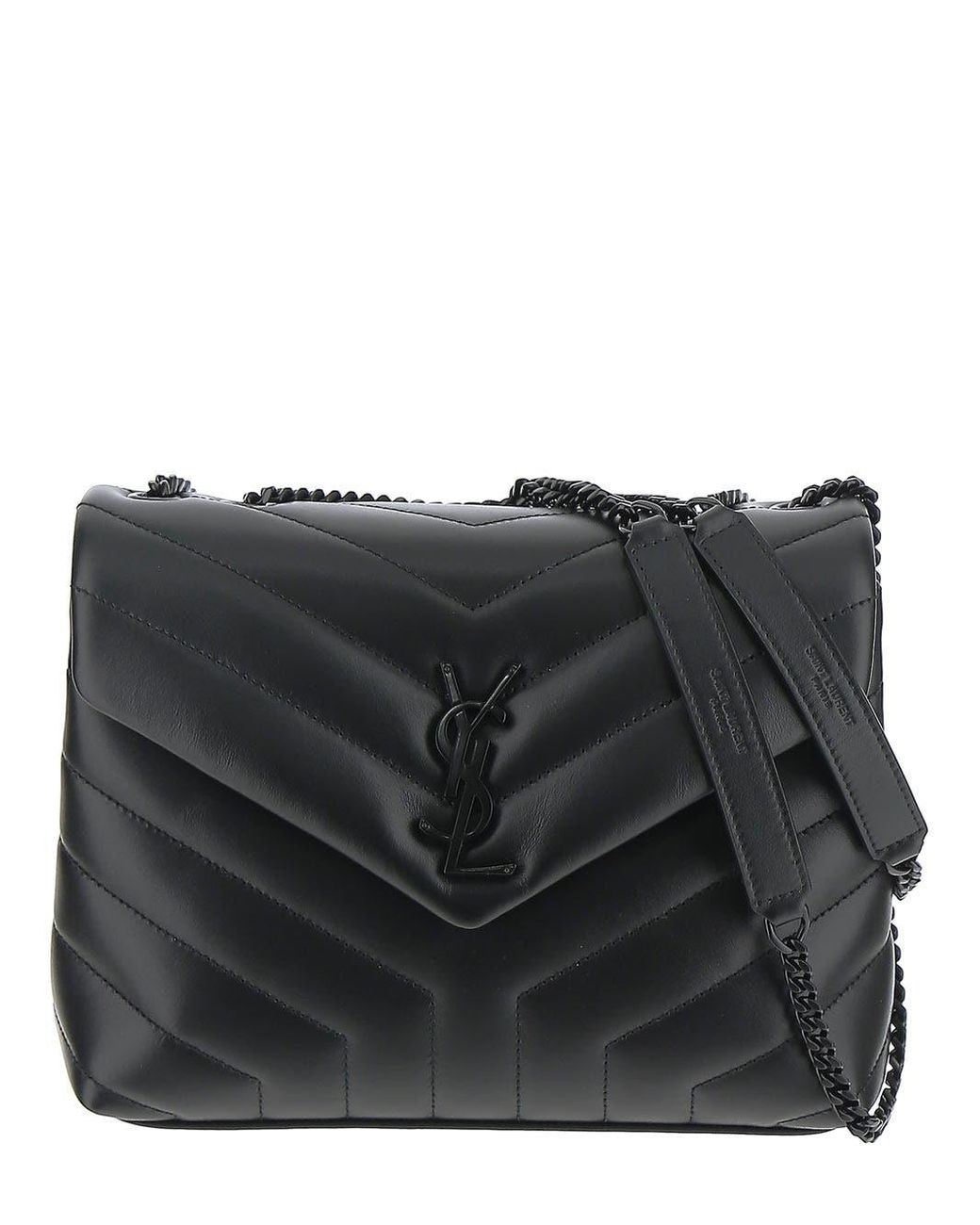 Saint Laurent Loulou Small Chain Bag In Matelass?� 