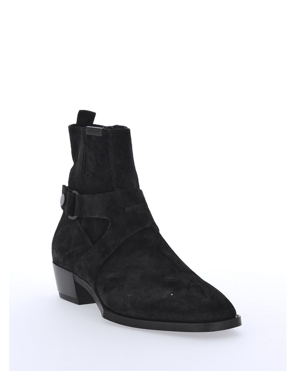 Represent Strapped Boots in Black for Men | Lyst