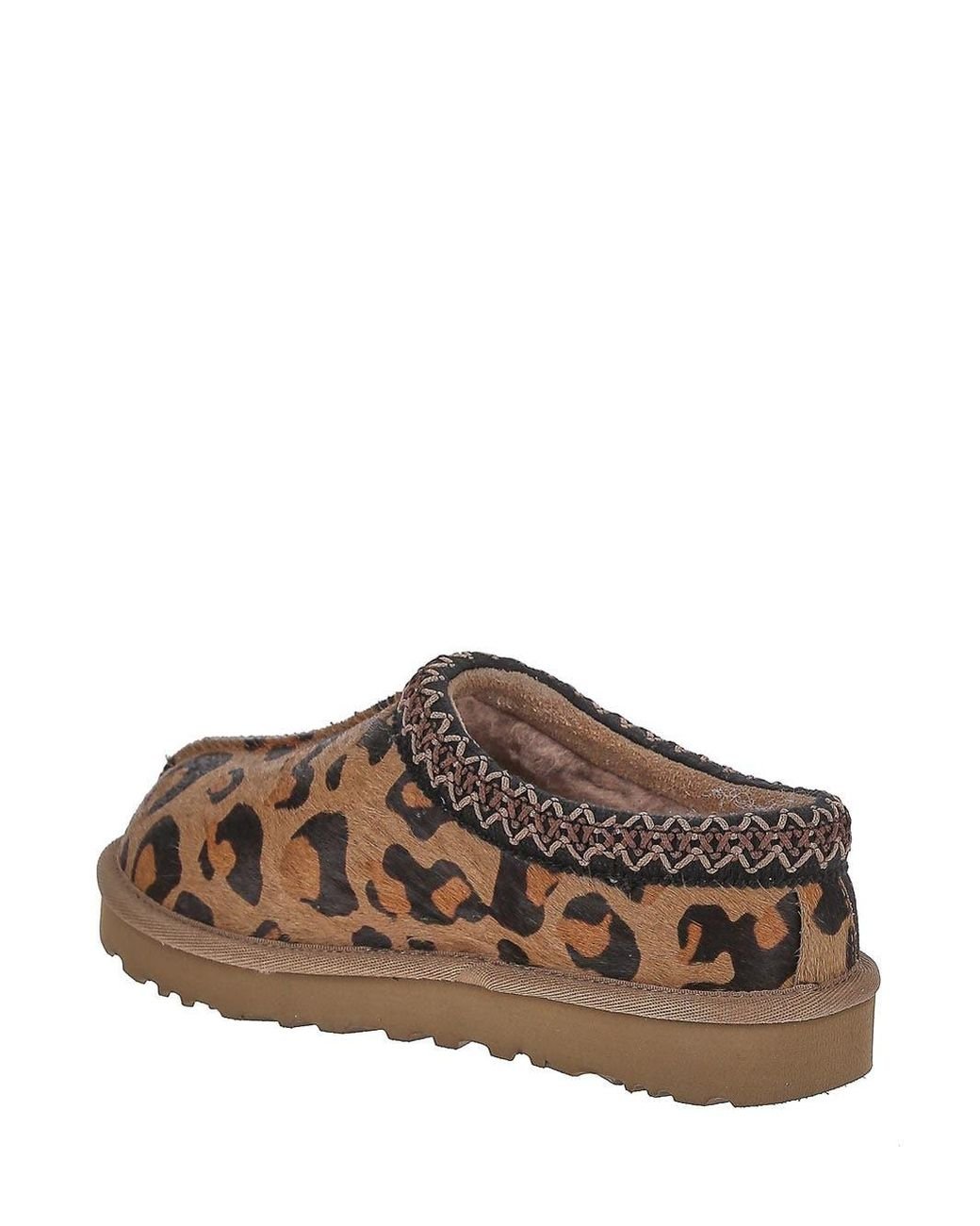 UGG Tasman Leopard Slipper in Brown | Lyst