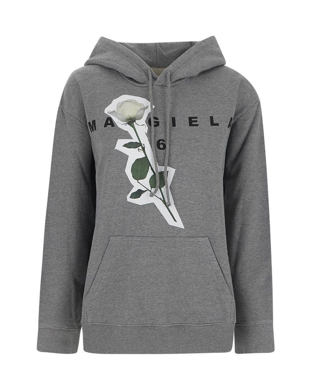 Maison martin discount margiela printed hoodie