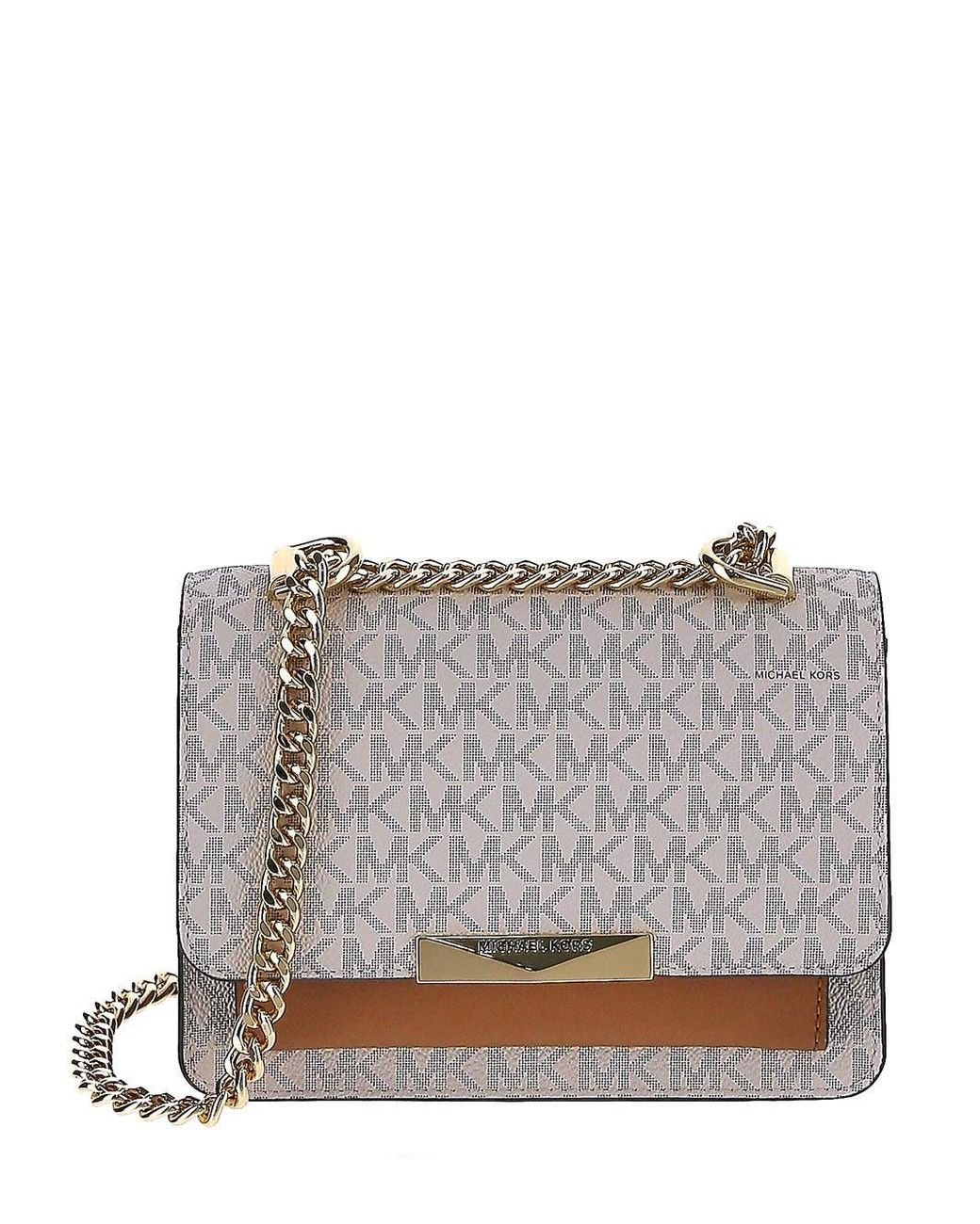 MICHAEL Michael Kors Jade Crossbody Bag in Gray Lyst