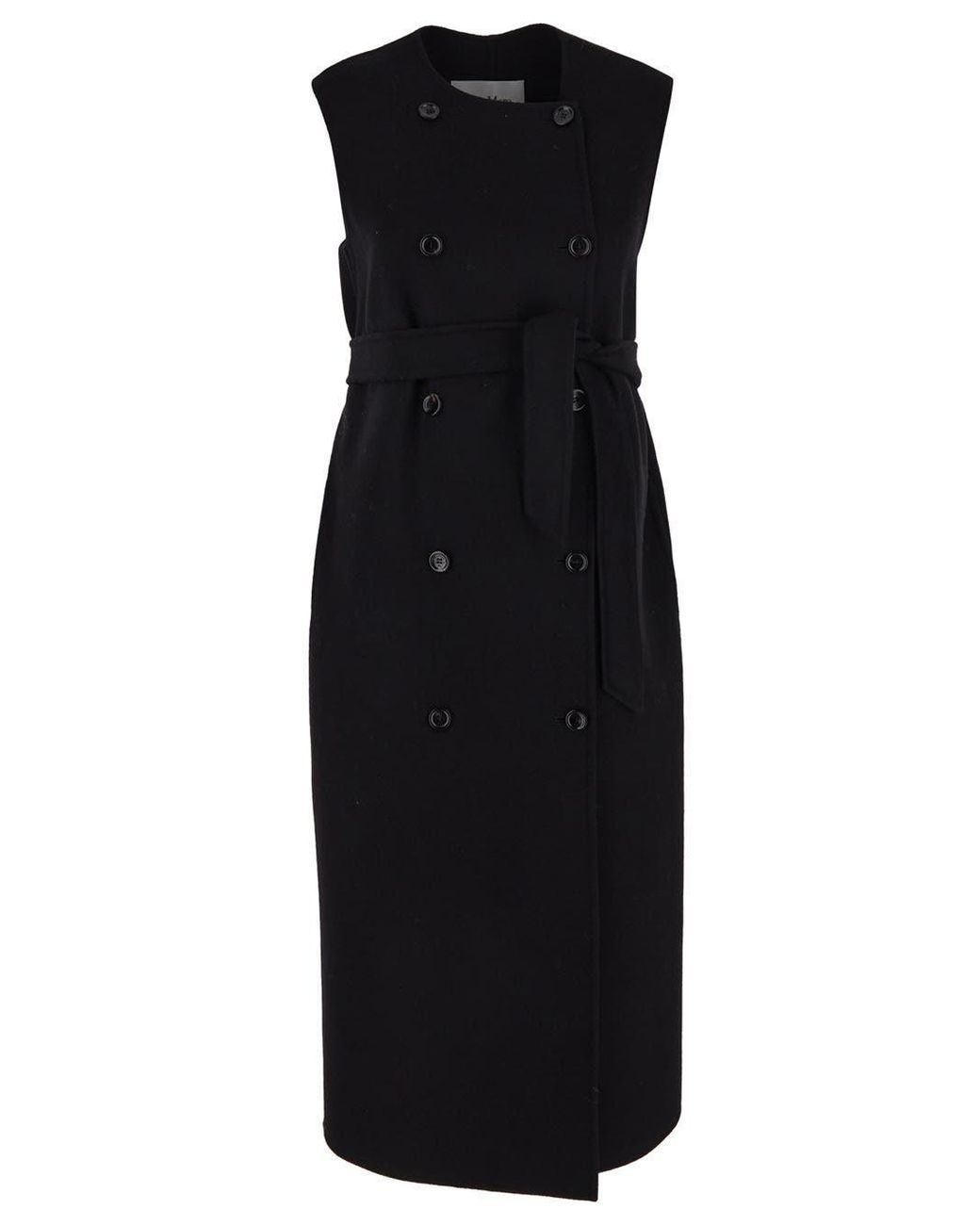 Max mara top sleeveless coat