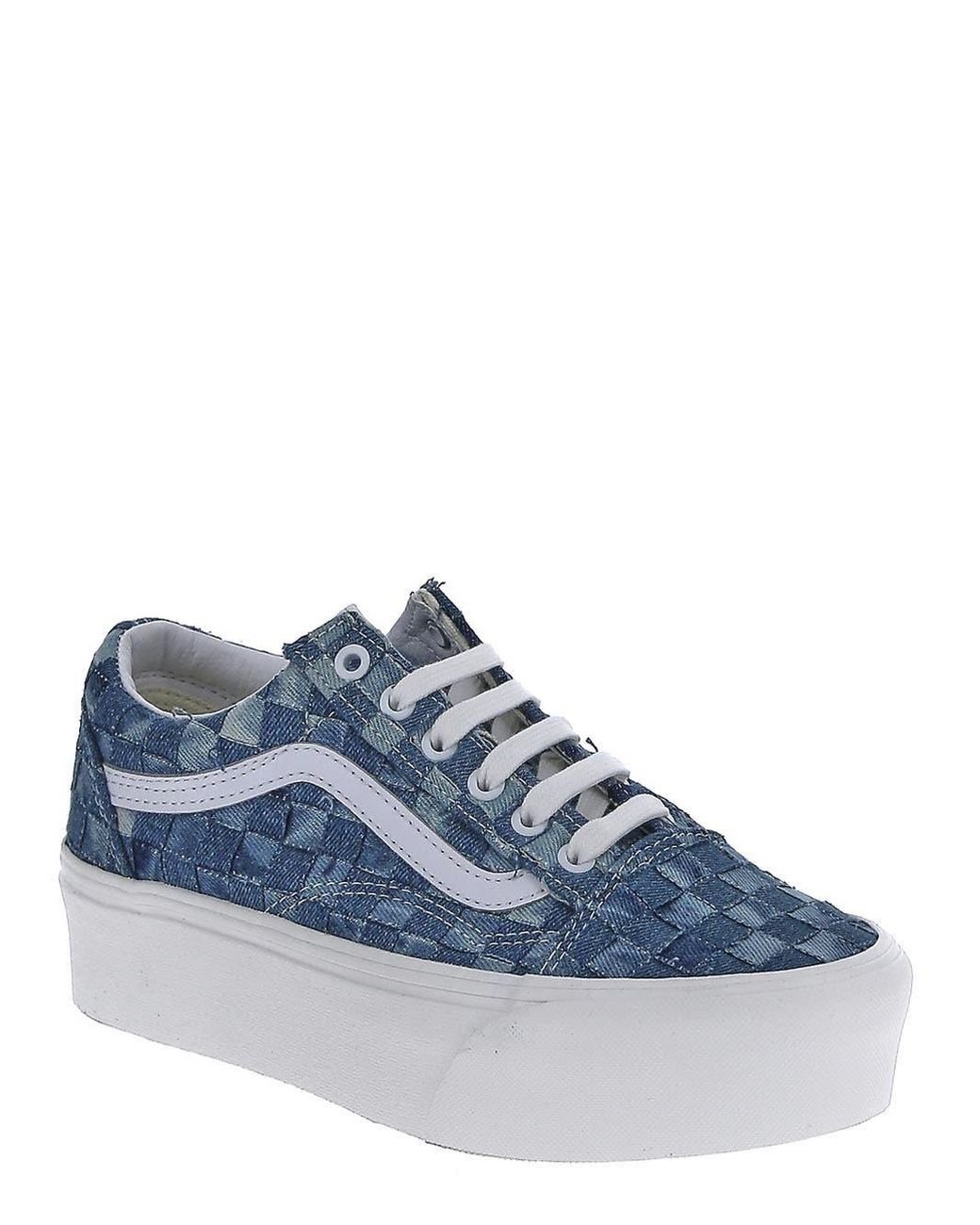 Vans Denim Sneakers in Blue | Lyst