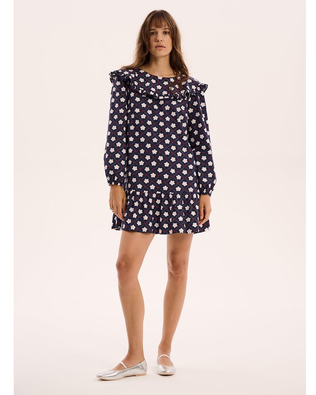 OMNES Blue Emili Mini Dress