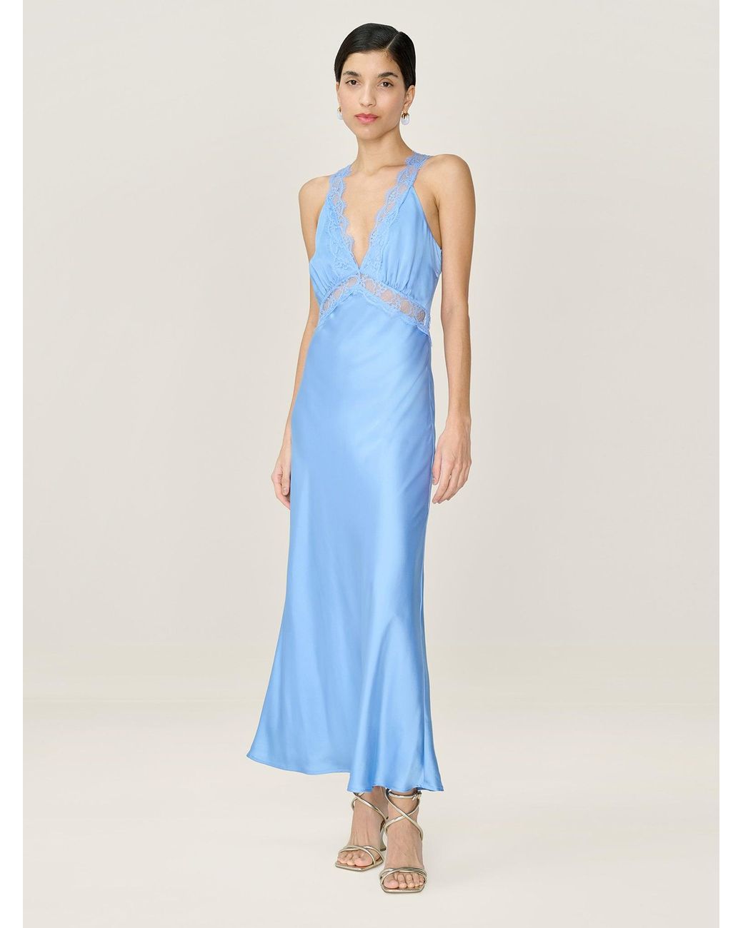 OMNES Blue Aurelia Dress