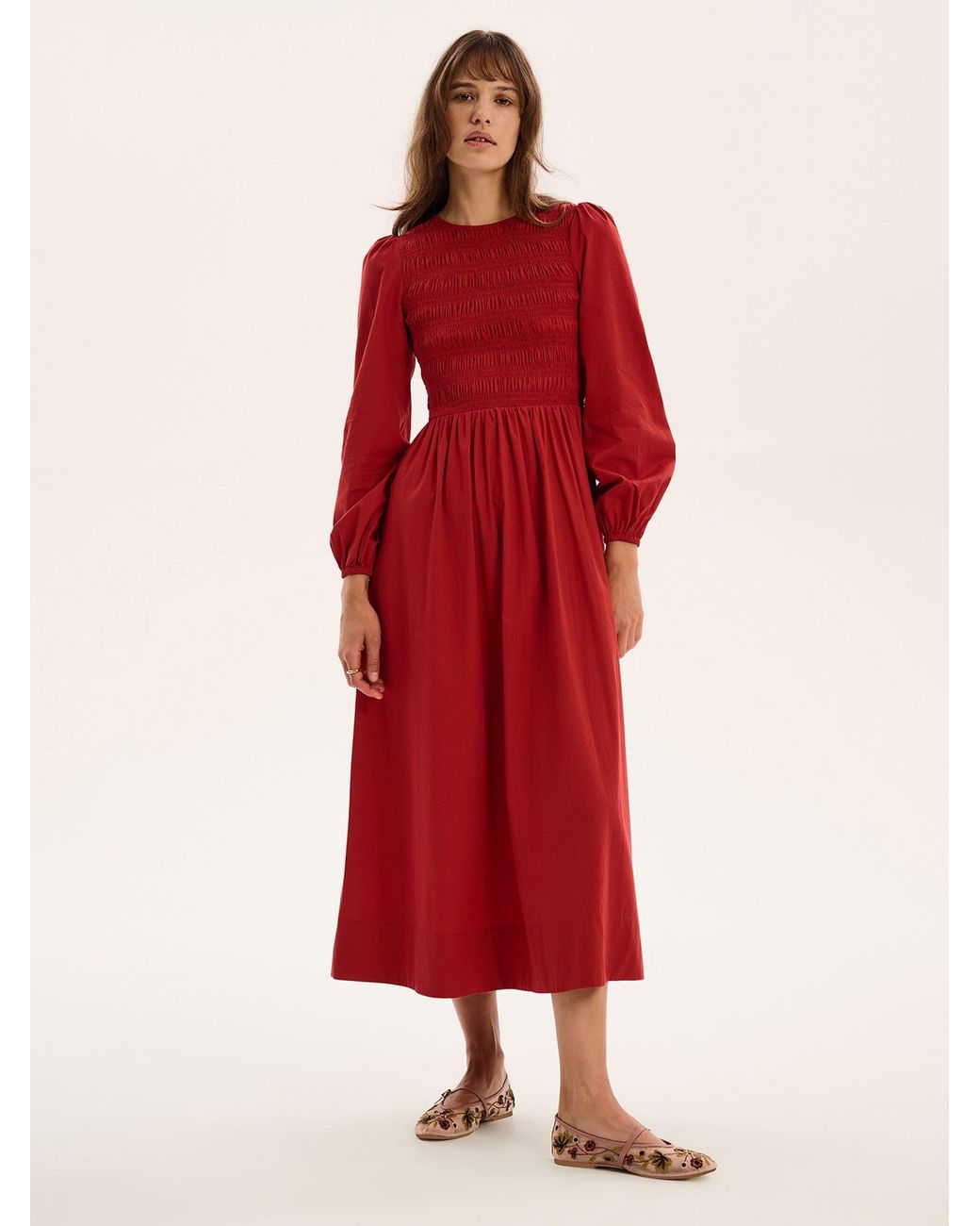 OMNES Red Saint Dress