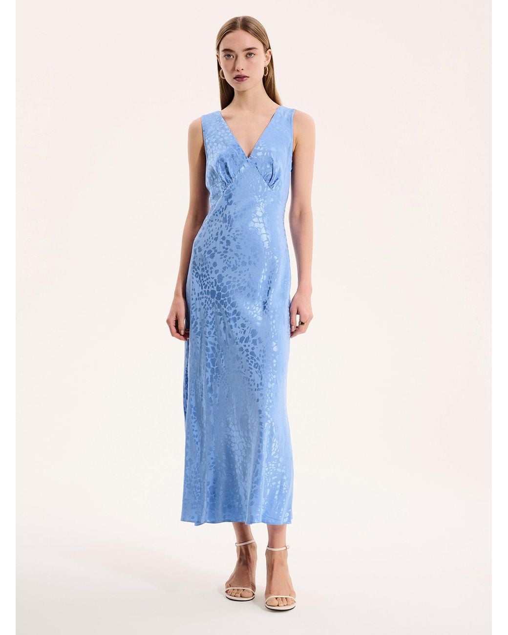 OMNES Blue Iris Maxi Dress