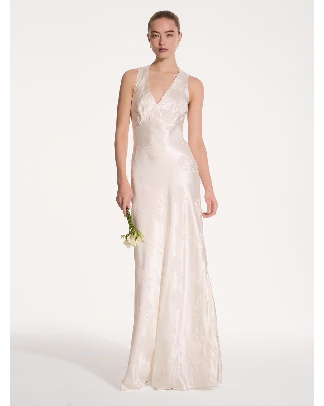 OMNES Natural Kew Wedding Guest Dress