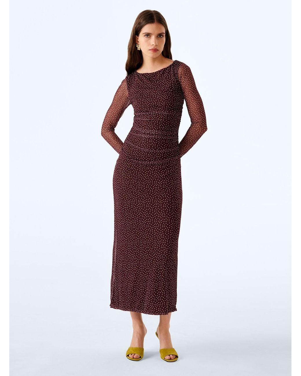 OMNES Red Hollis Dress