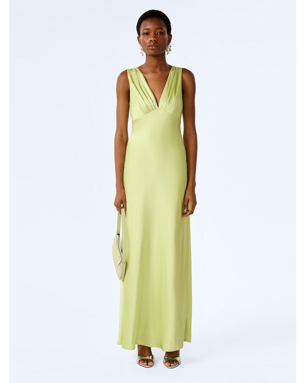 OMNES Green Casey Dress