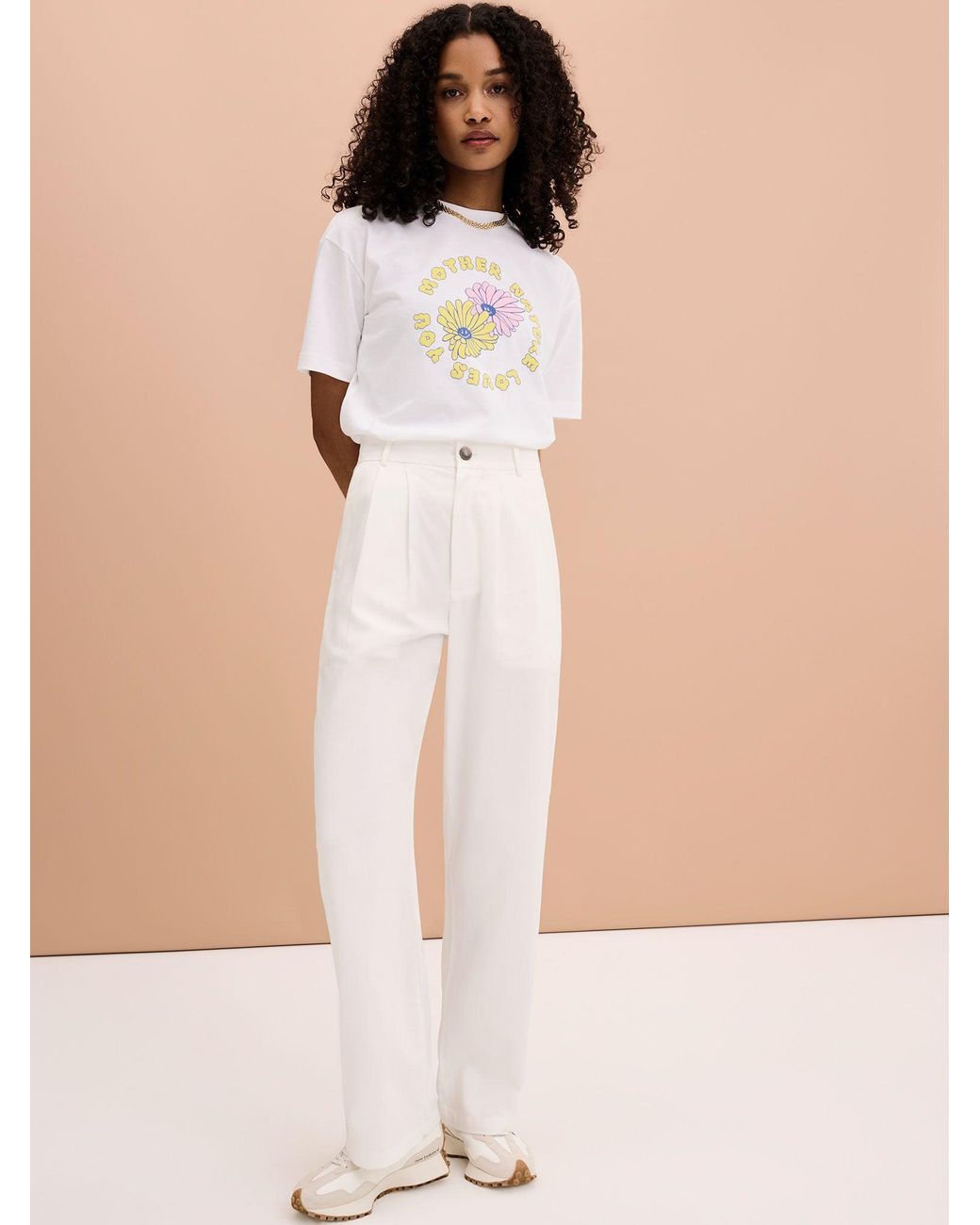 OMNES Natural Cinnamon Relaxed Trousers