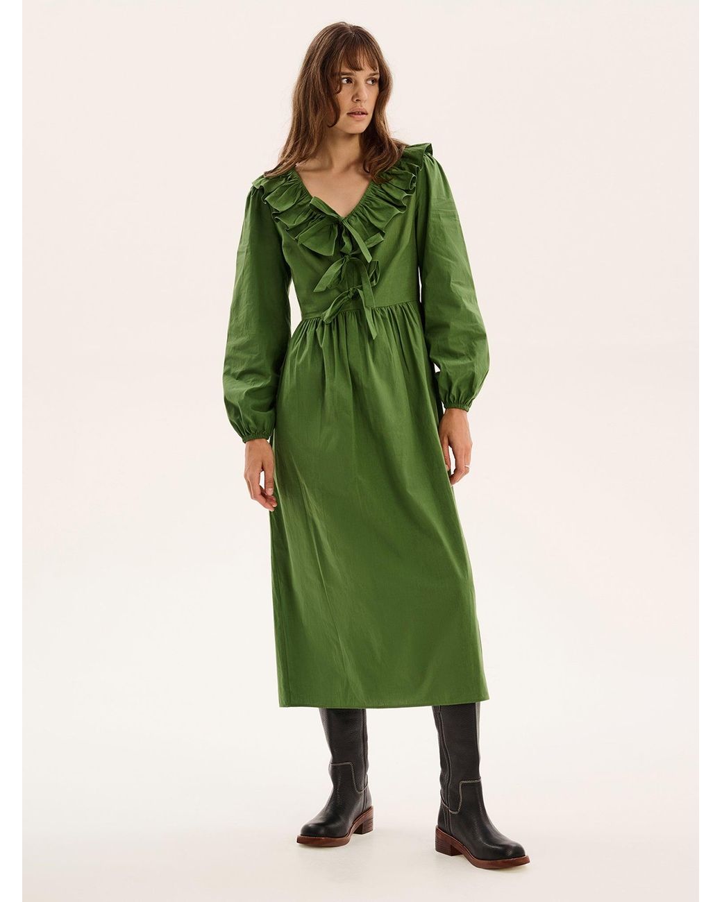 OMNES Green Amy-Leigh Dress
