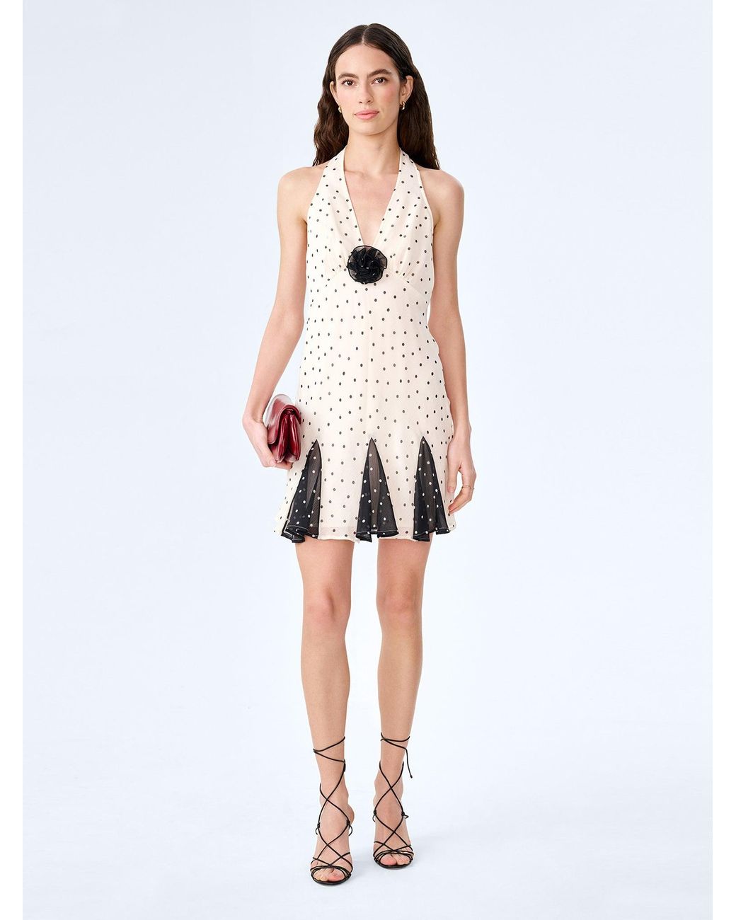 OMNES White Vivi Mini Dress