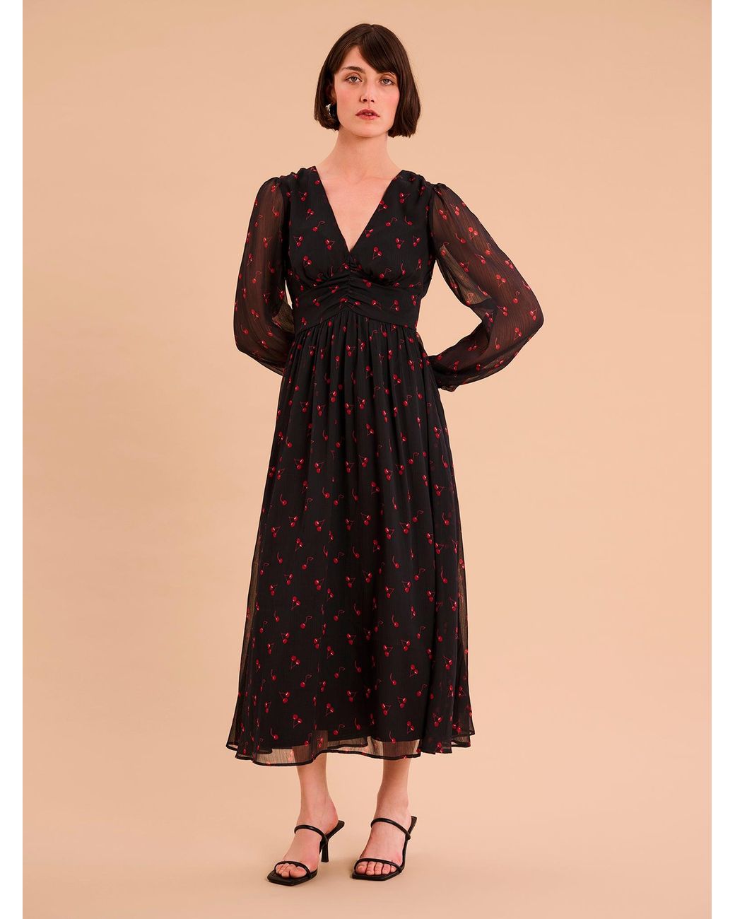OMNES Black Gabriella Dress
