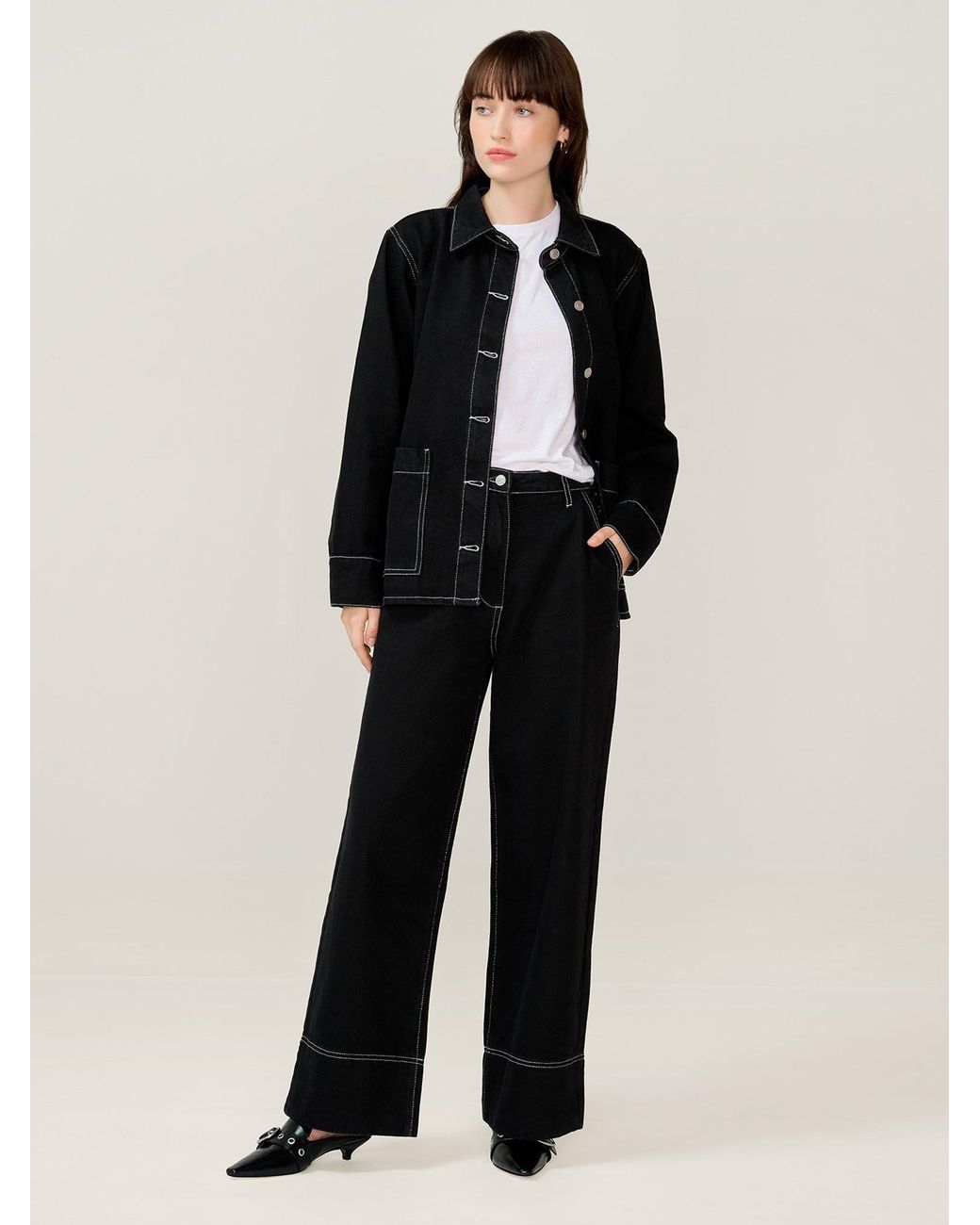 OMNES Black Portland Jean
