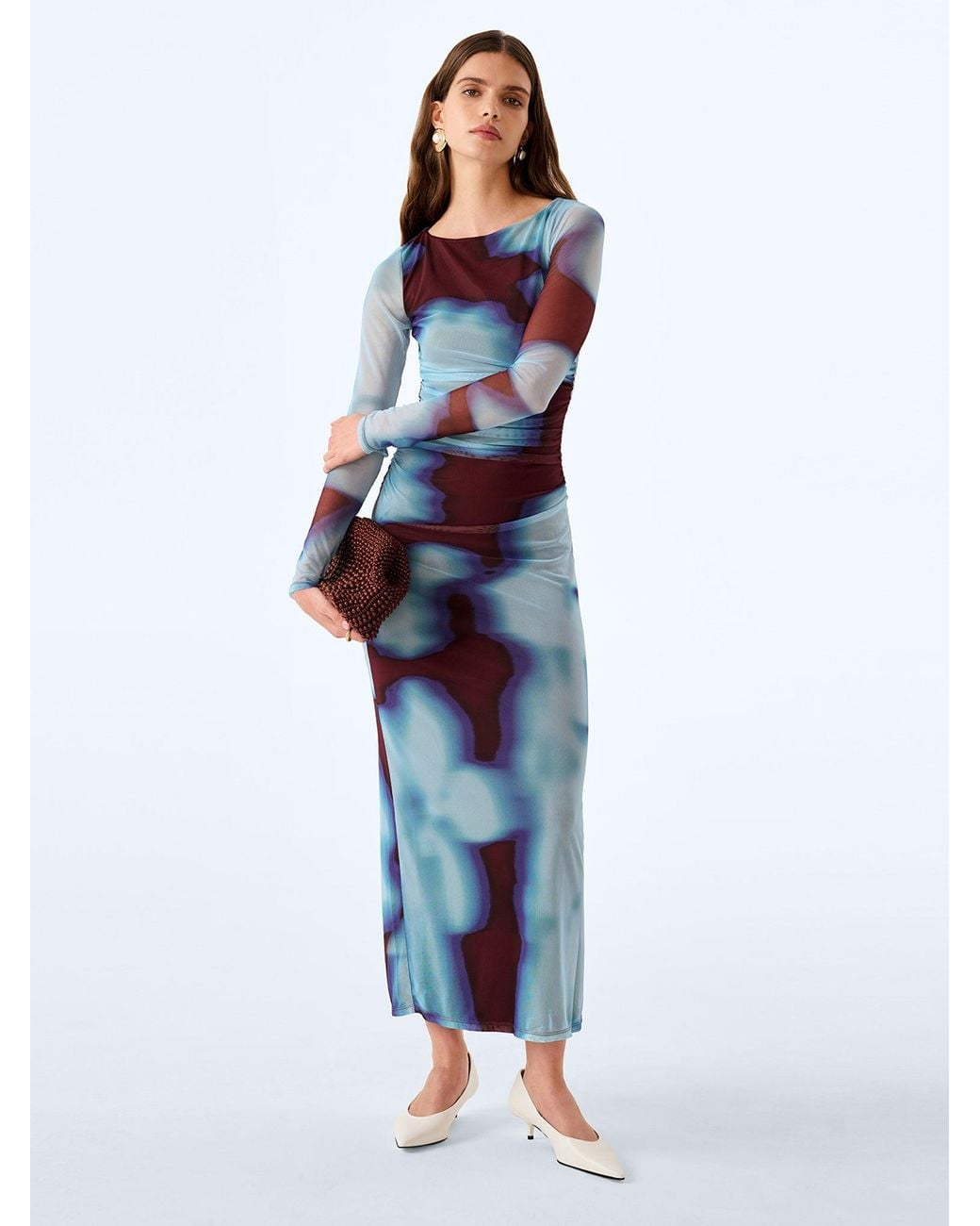 OMNES Blue Hollis Dress