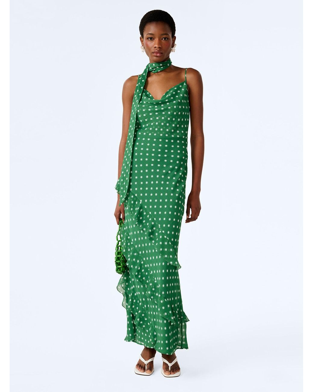 OMNES Green Taylor Dress