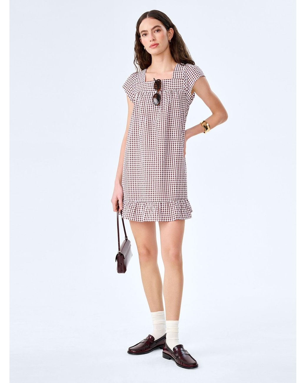 OMNES White Delphine Dress