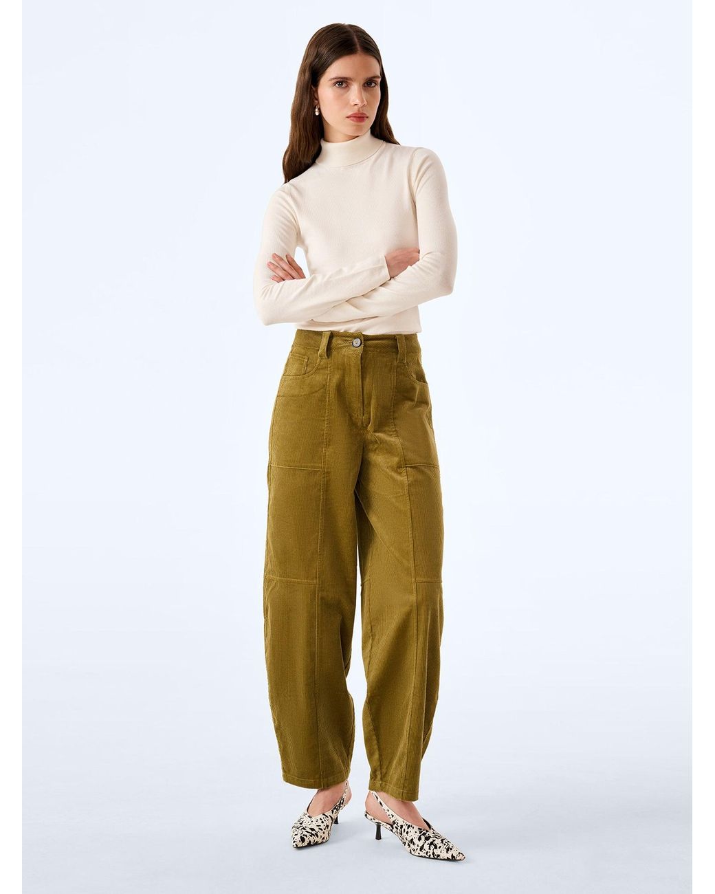 OMNES White Kai Trousers