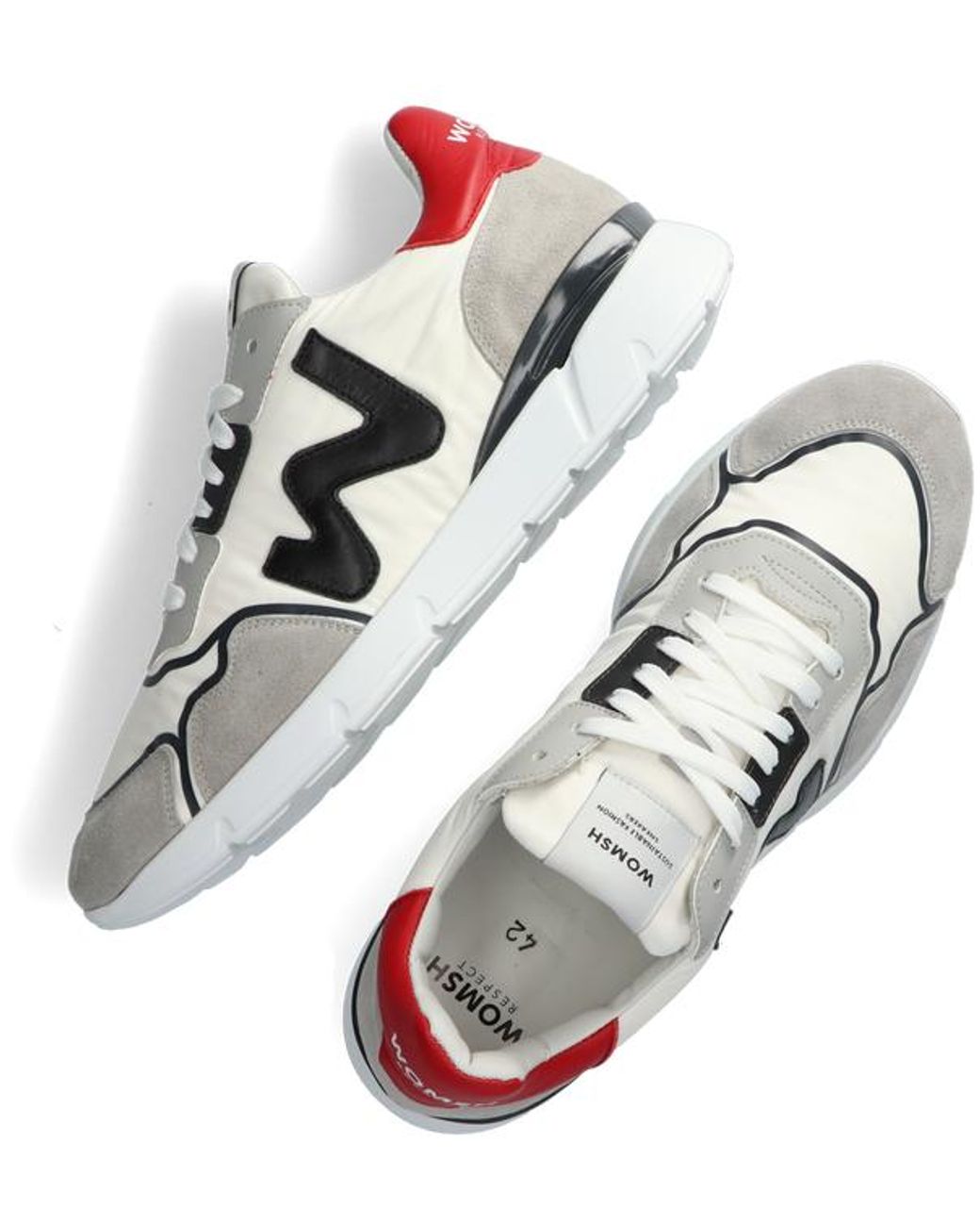 WOMSH FU003 Futura Cool Sneaker Grijs - De Roos Schoenen Breda