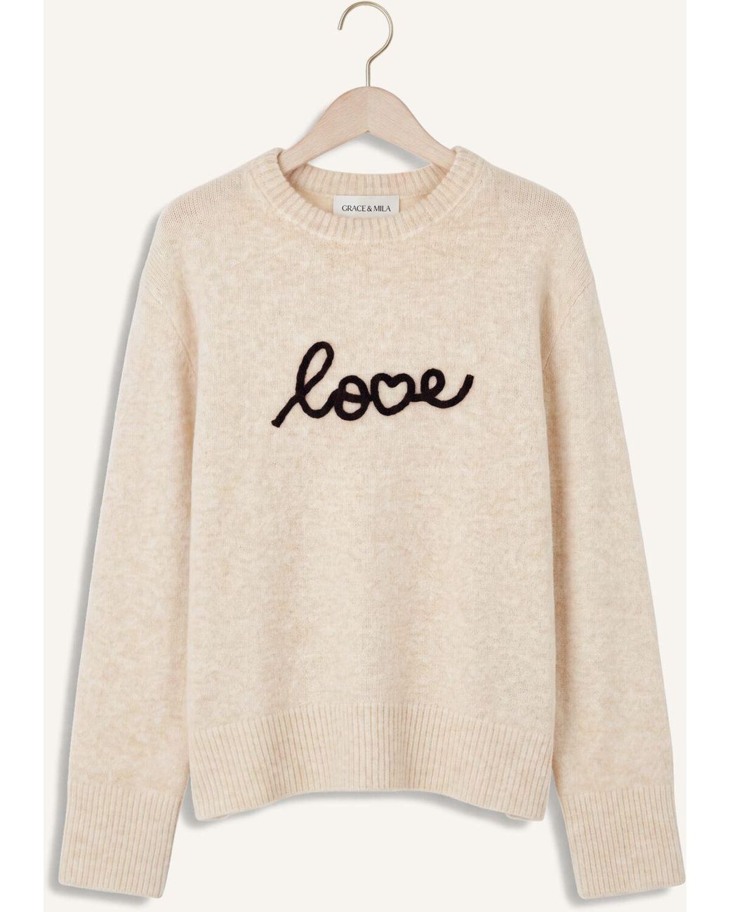 Grace & Mila Natural Damen Pullover & Cardigans Pullover