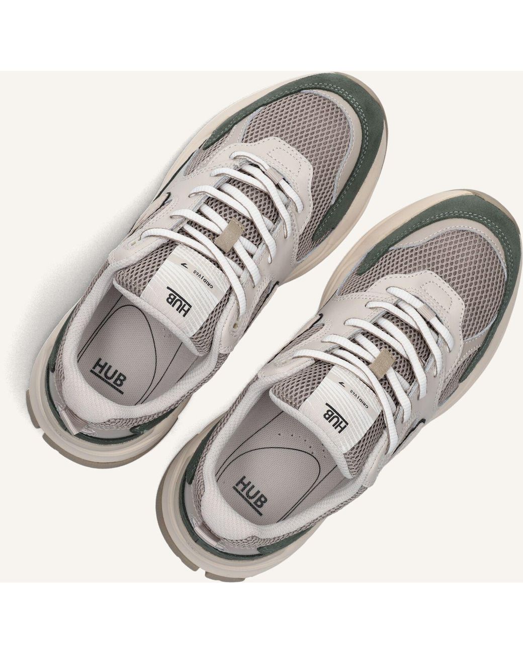 Hub Herren Sneaker Grid-M in Black für Herren